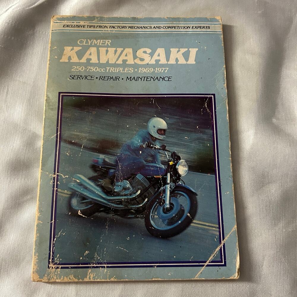 clymer kawasaki 250-750cc triples 1969-1977 maintenence guide